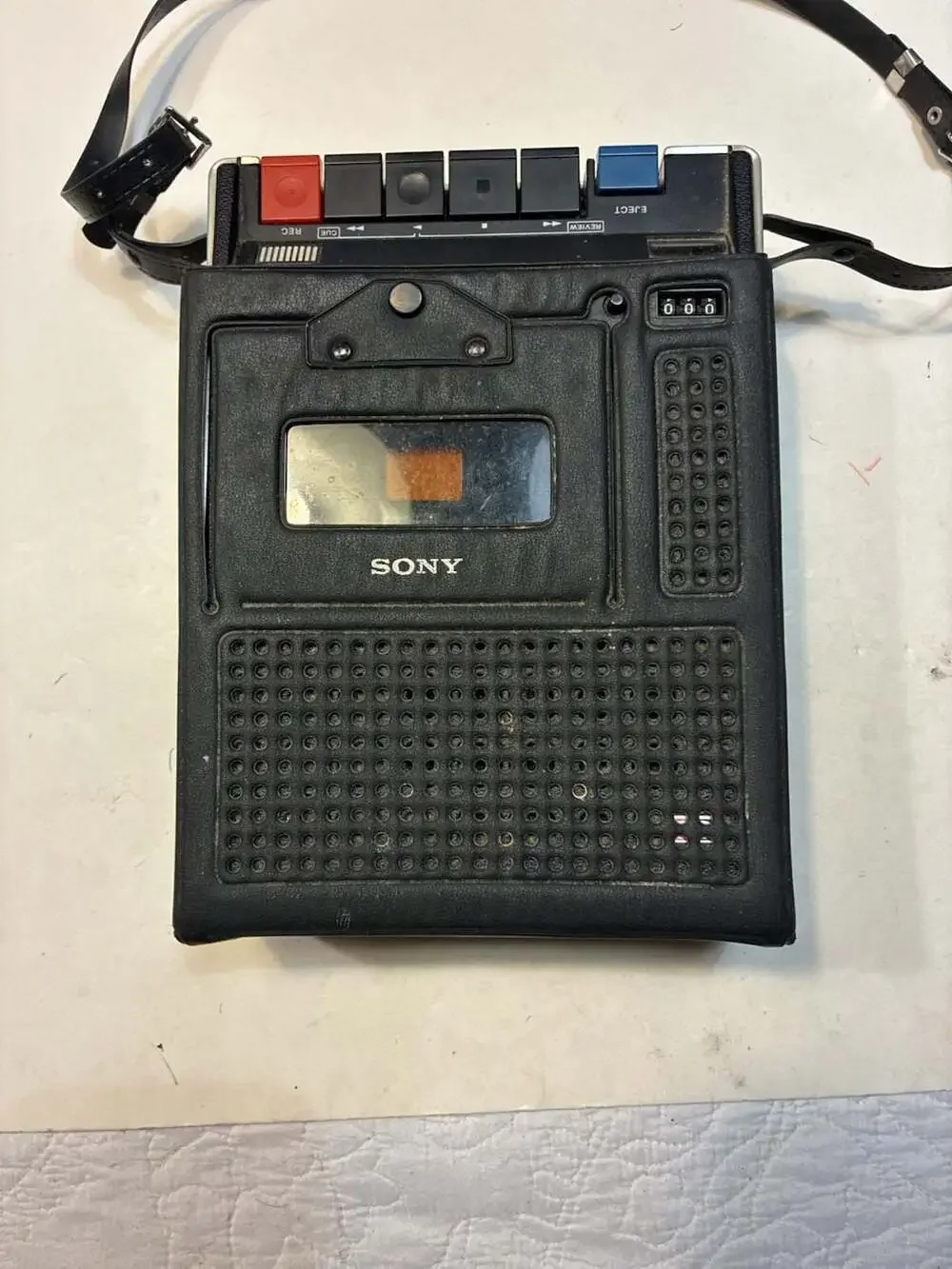 Sony TC-92 Solid State Portable Cassette Tape Recorder with Case